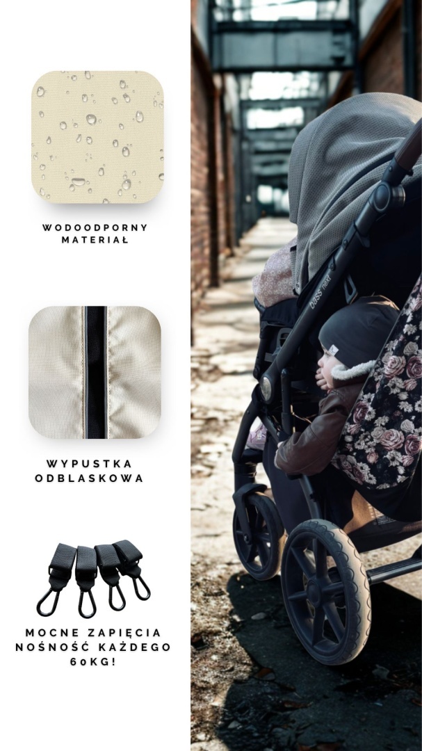 Blaben Baby Hamak do wózka dziecięcego Beige Blaben-Baby-Hamak-do-wozka-dzieciecego-Beige_34872_1200