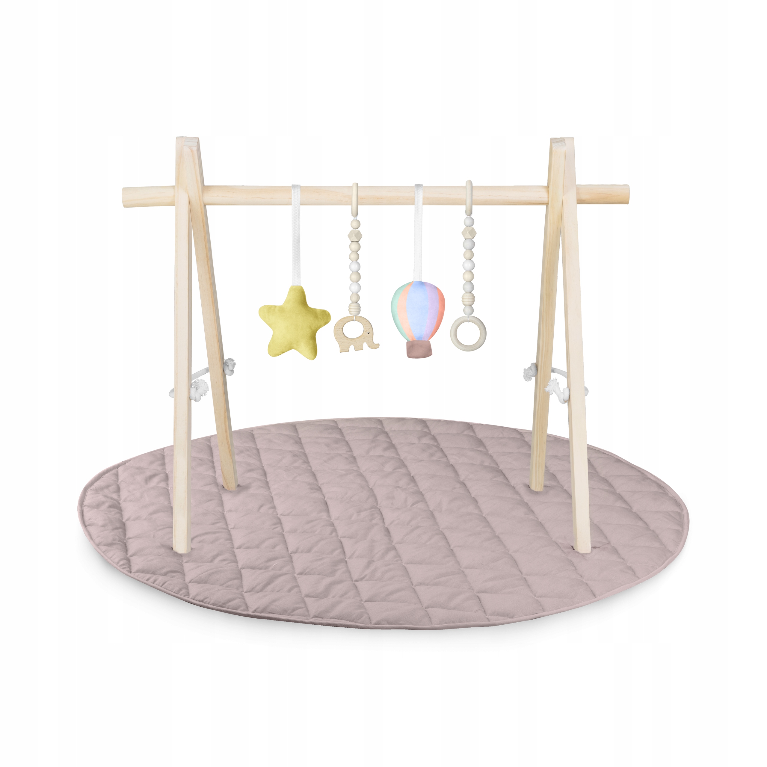 Lionelo Anis Pałąk do Zabawy dla Dzieci + Mata Stojak-edukacyjny-MATA-ZABAWKI-ZESTAW-BabyGym-rozwoj-niemowlat-Lionelo-Anis-EAN-GTIN-5903771726535