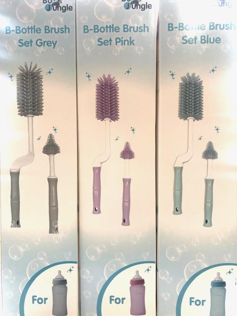 Bo Jungle Szczotki do butelek i smoczków zestaw Grey b540200b540200_3