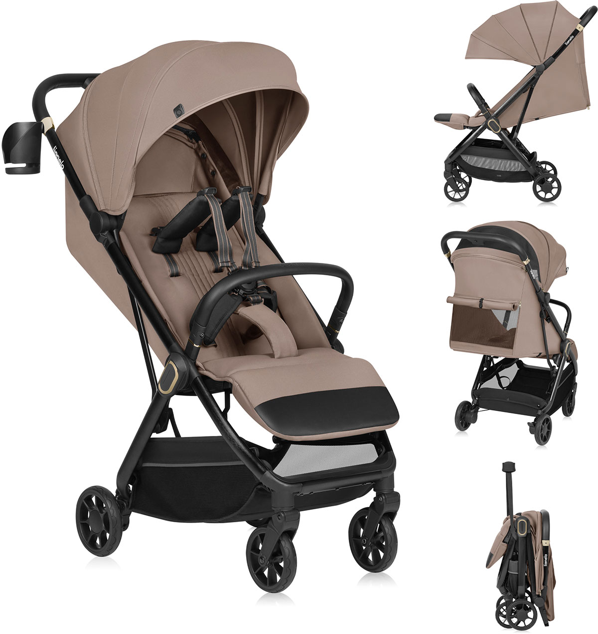 Lionelo Bess Wózek Spacerowy Beige Sand lionelo-bess-beige-sand1