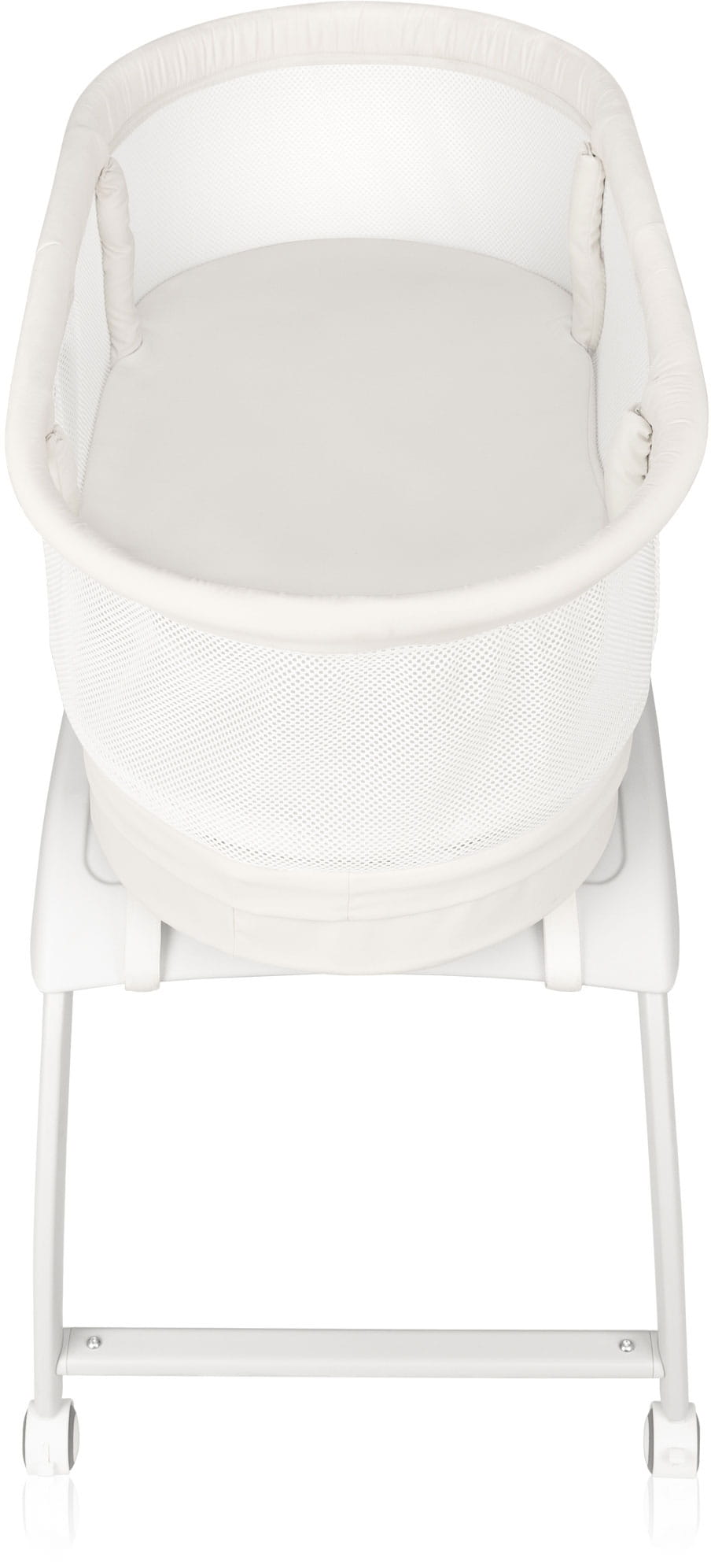 Lionelo Coral - łóżeczko, kołyska 2w1 z funkcją wagi | White lionelo-coral-white2