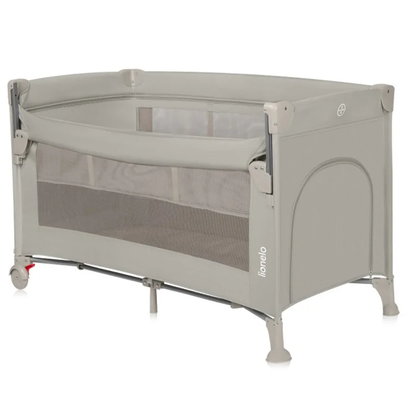 Lionelo Ellen - łóżeczko turystyczne 3w1 z opuszczanym bokiem | Beige Sand lionelo-ellen-lozeczko-turystyczne-z-opuszczanym-bokiem-beige-sand_1