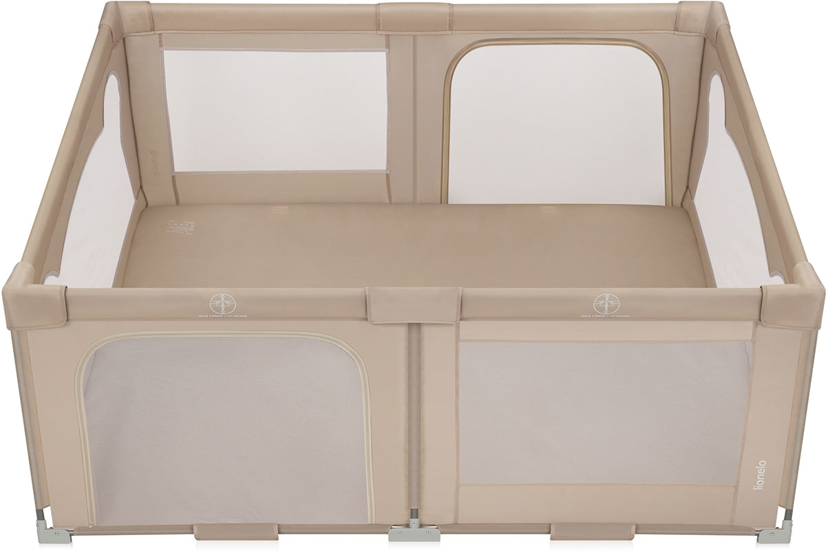 Lionelo Florence - duży, składany kojec dla dzieci 150x180 cm | Beige Sand lionelo-florence-beige-sand6