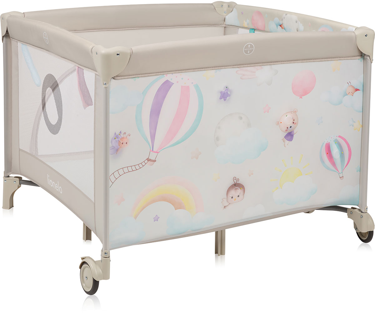 Lionelo Millie Plus - wielofunkcyjny kojec dziecięcy | Grey Beige lionelo-millie-plus-grey-beige3