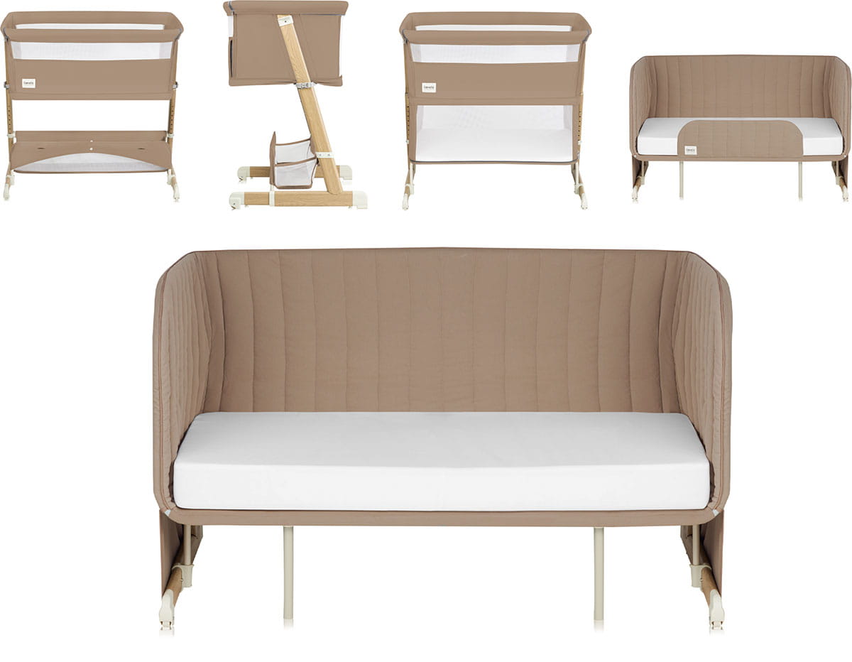 Lionelo Thomi Plus - wielofunkcyjne łóżeczko dziecięce 5w1 | Beige Carmel lionelo-thomi-plus-beige-carmel