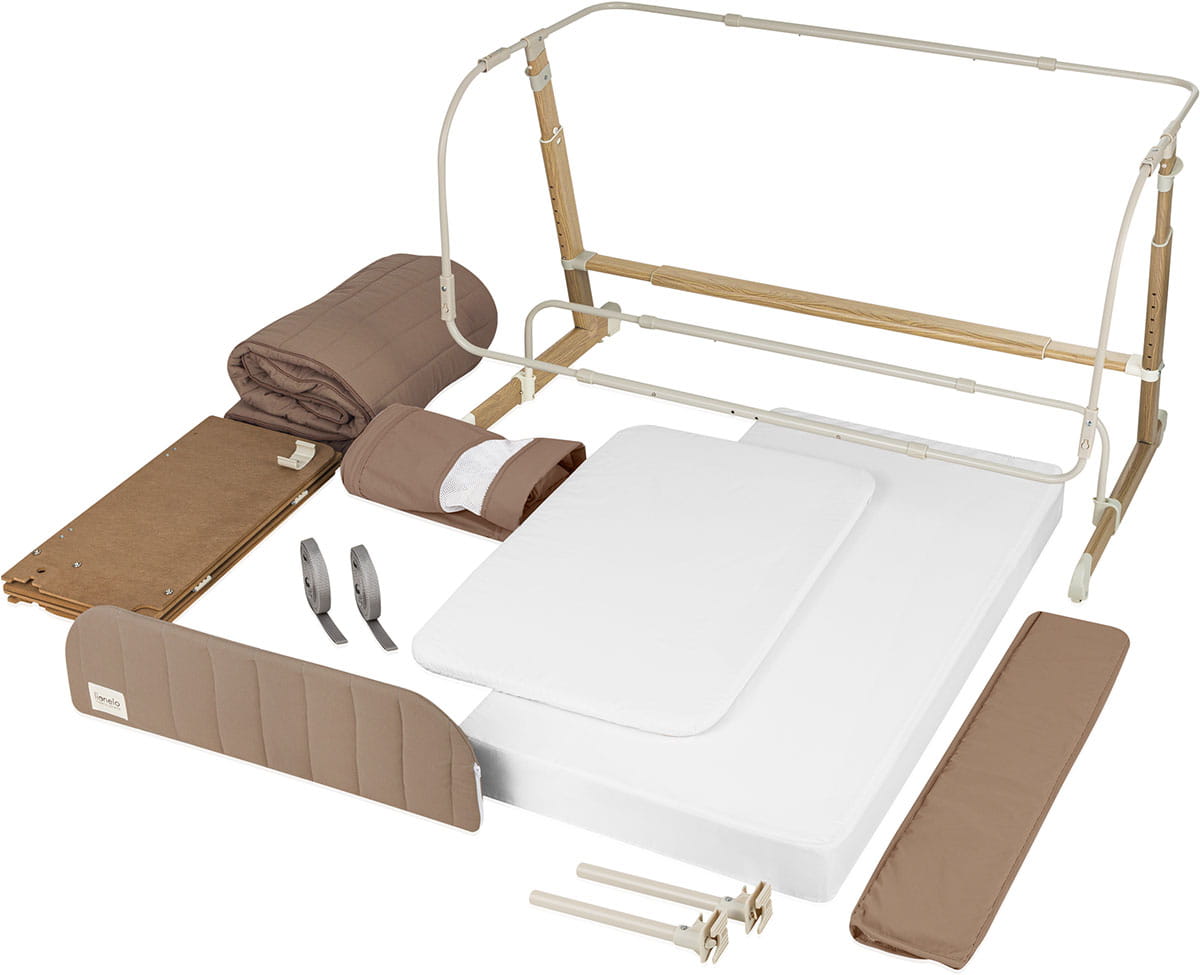 Lionelo Thomi Plus - wielofunkcyjne łóżeczko dziecięce 5w1 | Beige Carmel lionelo-thomi-plus-beige-carmel2_1