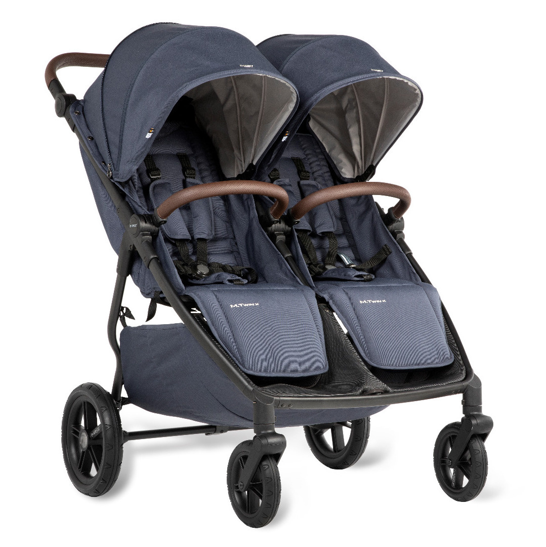 Mast M.Twin x Wózek Bliźniaczy Mast Swiss Design Koła Light Blueberry M-Twin-wozek-blizniaczy-Blueberry-kola-Light-Regulowana-Raczka_10653_1200