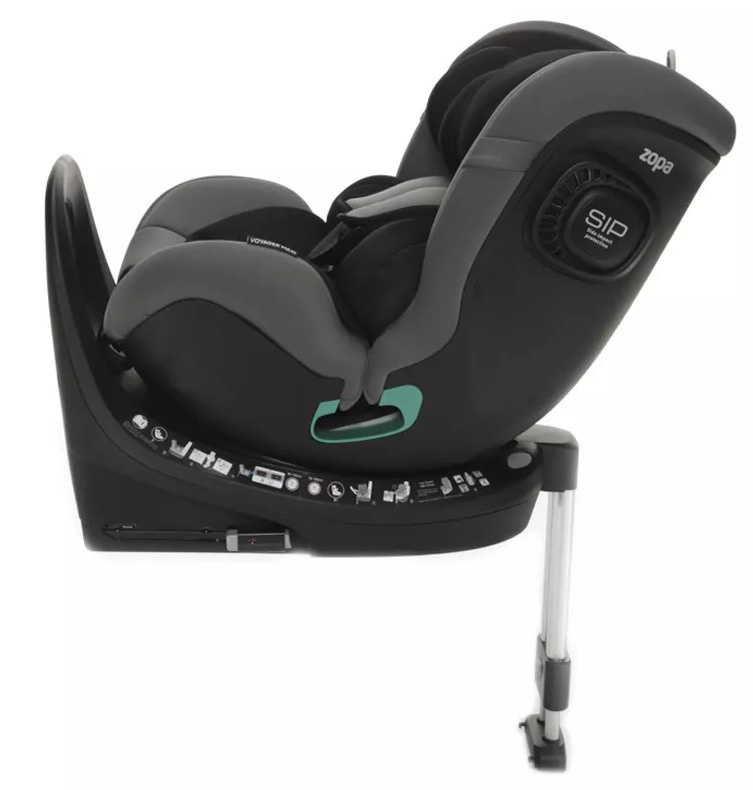 Zopa VOYAGER MAXI Obrotowy Fotelik Samochodowy Silver Grey VOYAGER-MA-I-fotelik-samochodowy-0-19-5-kg-Silver-Grey_5679_1200