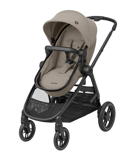 Maxi-Cosi Zelia3 Wózek Spacerowy Essential Black mc-zelia3-luxe-twillic-truffle-fr-black-glossy-fr