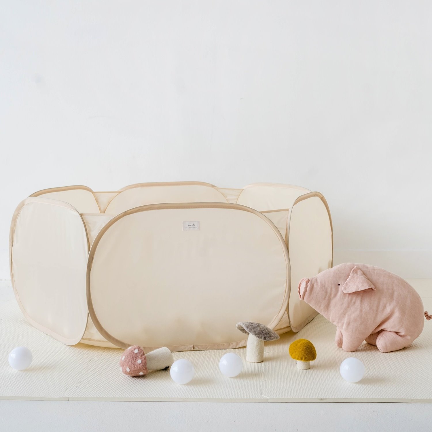 3 Sprouts Basen Piłeczkowy Beige 0gy.46c38d7b55fa429ca2e79911b30b7b22