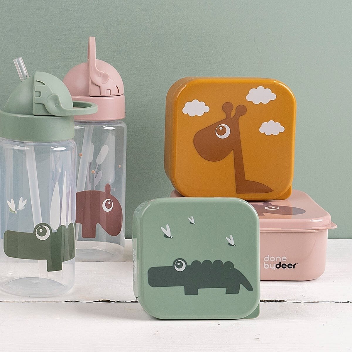 Done by Deer Silikonowa Podkładka Na Stół Krokodyl Croco Powder b81489994cbe44e5966b21590f0ebe56