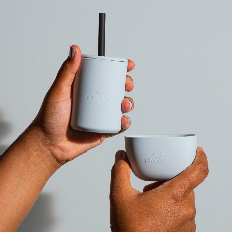 Avanchy La Petite Silikonowa Miseczka Dla Dziecka Black 16cc0adb089a48e7bb78404e4a859bb8