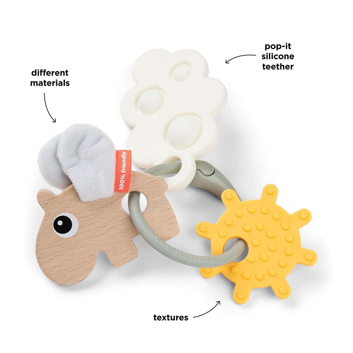 Done by Deer Zabawka Do Wkręcania Krówka Dotti  90142c069fb94dbd93397e11ff094371