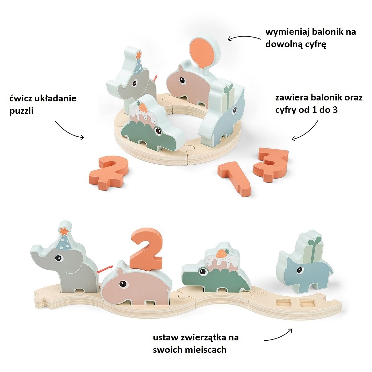 Done by Deer Zabawka Do Wkręcania Krówka Dotti  90142c069fb94dbd93397e11ff094371