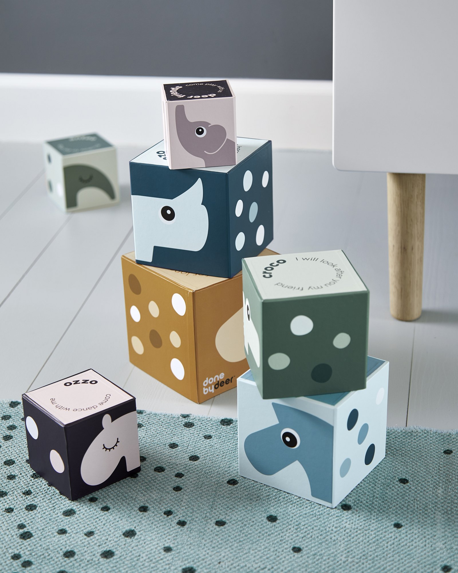 Done by Deer Foremki Silikonowe Happy Clouds Blue 3szt. 3d4bafdcfc4548939d265c550a9609f7