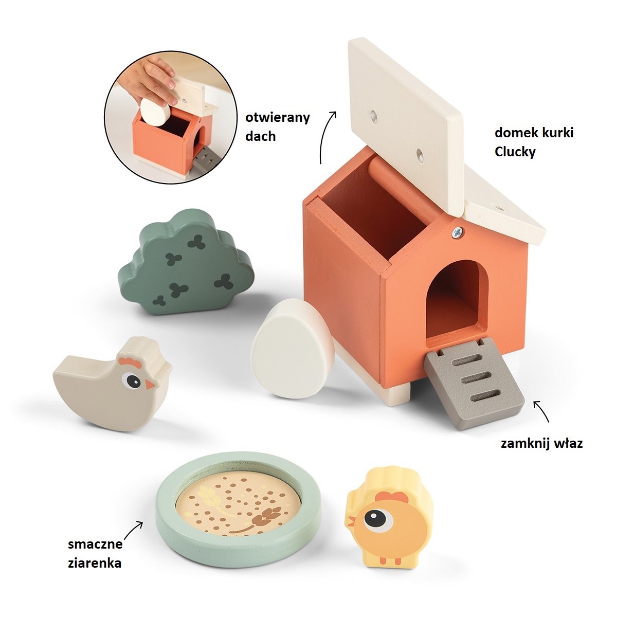 Done by Deer Zabawka Do Wkręcania Krówka Dotti  90142c069fb94dbd93397e11ff094371