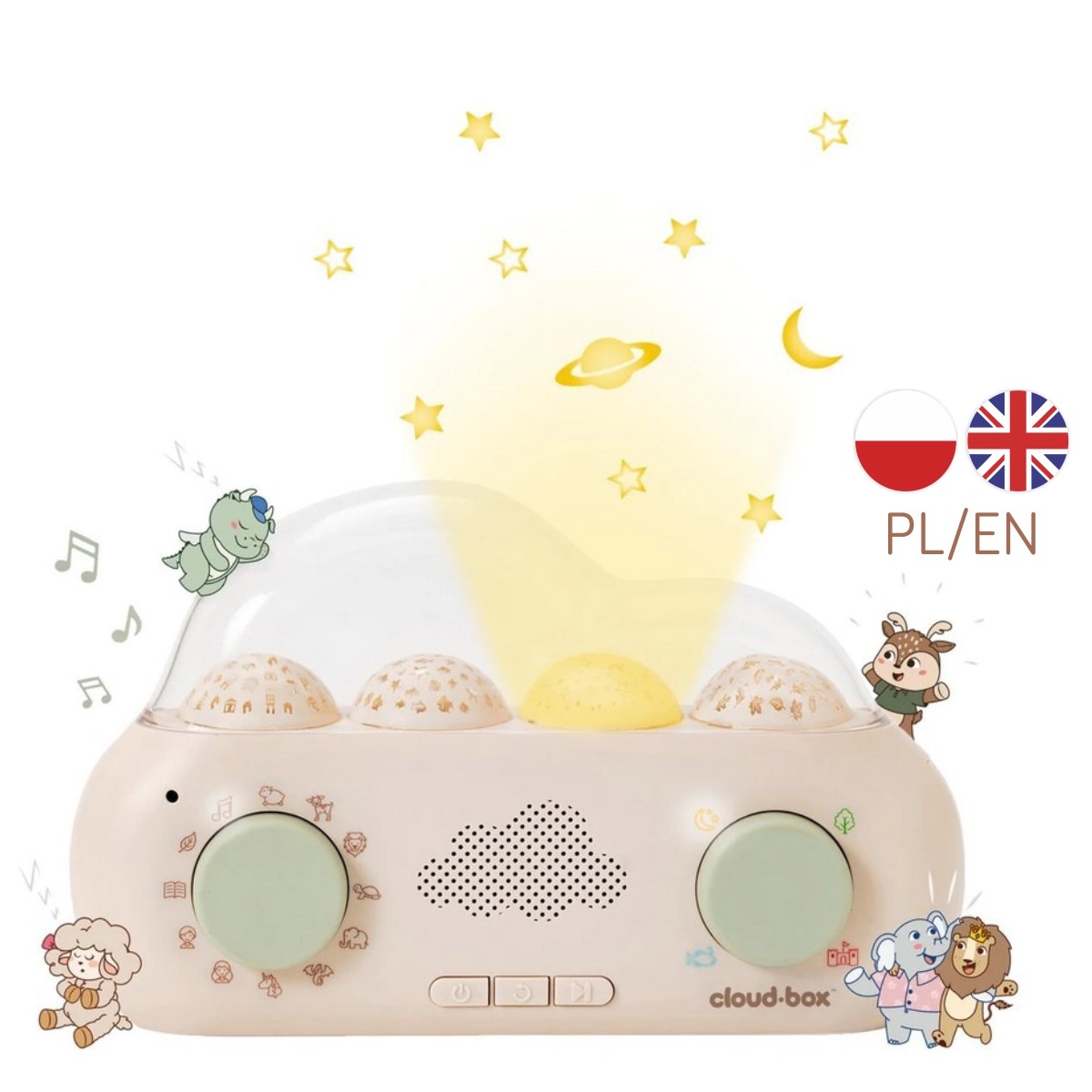 Cloud B Muzyczny Projektor Z Bajkami CloudBox - Wersja Polsko - Angielska muzyczny-projektor-z-bajkami-cloudbox-wersja-polsko-angielska_25294_12