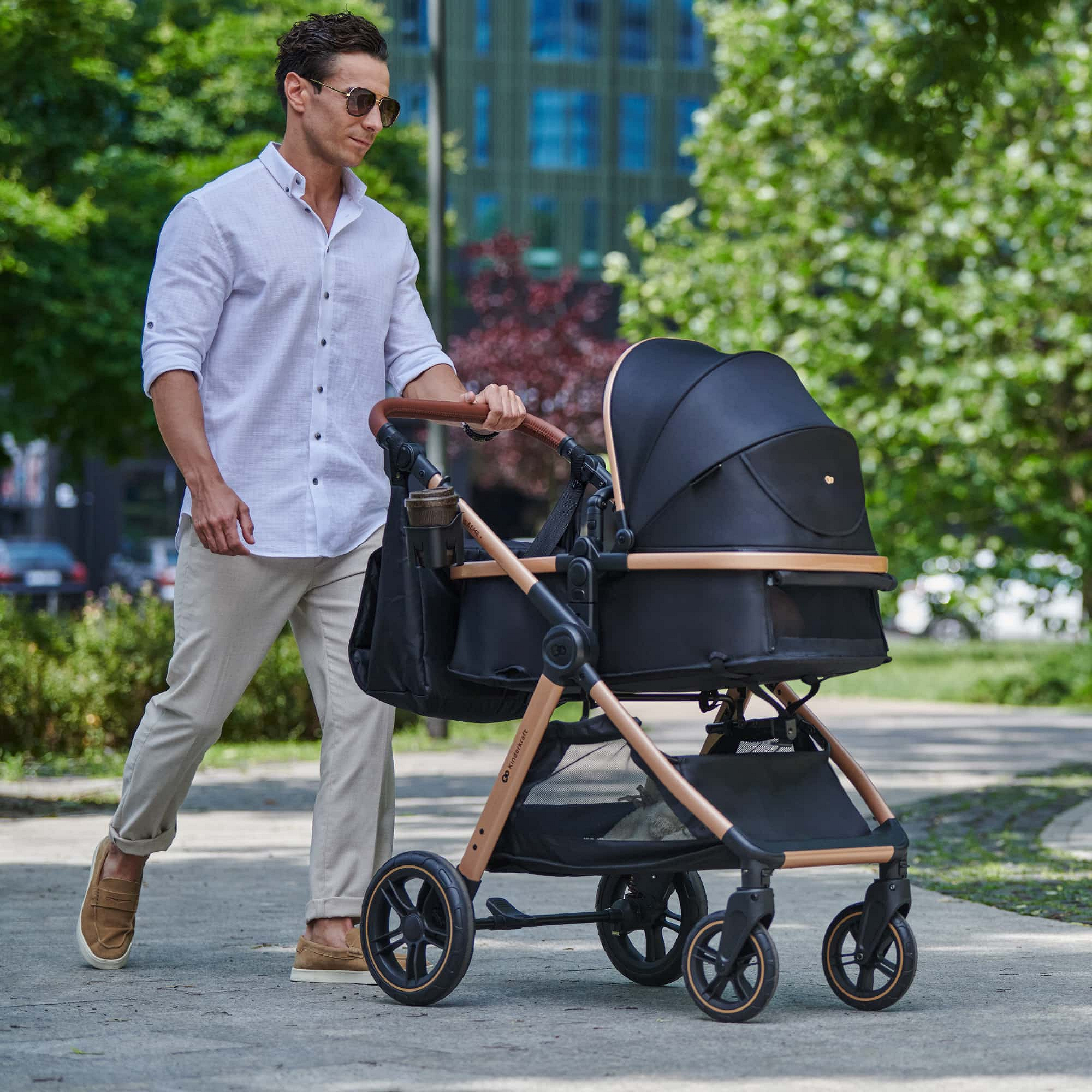 Wózek wielofunkcyjny 3w1 ESME PRO beżowy dee38d6c-685a-4b79-8c29-d8759adeaecb