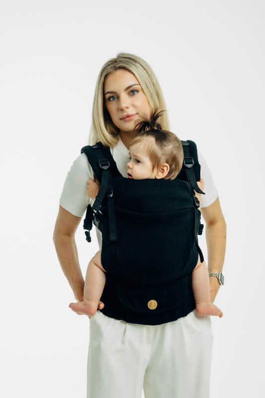 LennyLamb Moje Pierwsze Nosidełko LennyUpGrade PRO, Splot Jodełkowy, 100% Bawełna, - Mała Jodełka Almond 108383