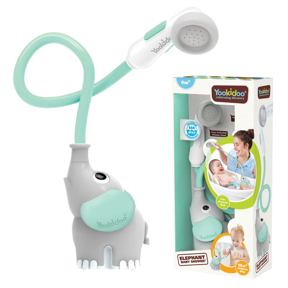 Yookidoo Prysznic słonik - turkusowy 40307 zabawka do kąpieli SLONIK.YOKIDO1
