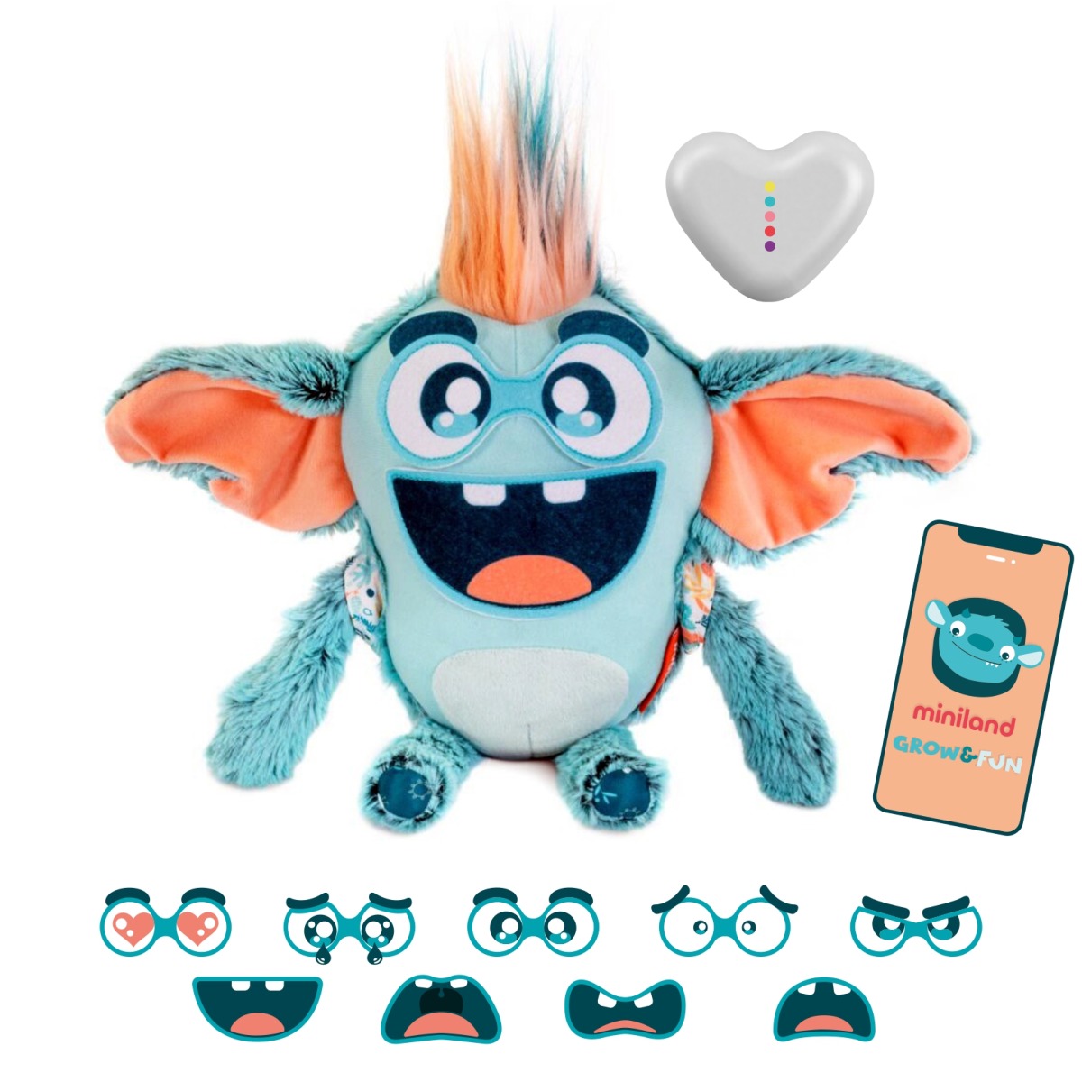 Miniland Stworek Poznaj Swoje Emocje - Przyjaciel emocji stworek-poznaj-swoje-emocje-przyjaciel-emocji-zabawka-edukacyjna_24230_01