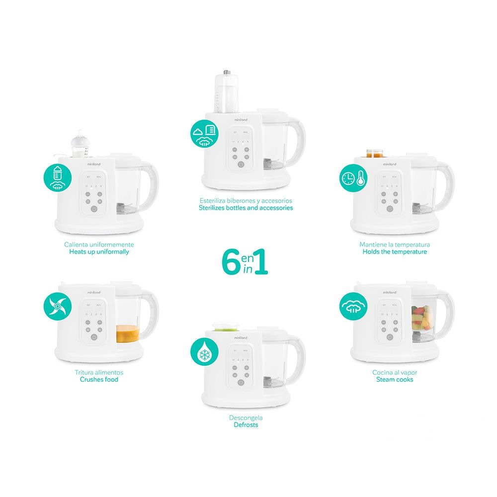 Miniland Wielofunkcyjny Robot Kuchenny 6w1 wielofunkcyjny-robot-kuchenny-6-w-1_24412_2