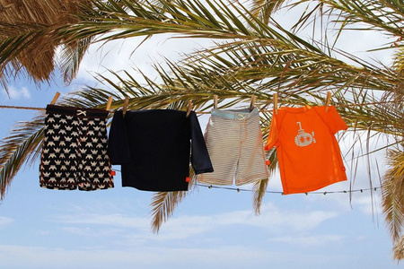 Lassig Spodenki do pływania z wkładką chłonną  Small Stripes UV 50+