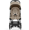 Cybex Coya Wózek Spacerowy Rama Matt Black Cozy Beige + Folia Przeciwdeszczowa