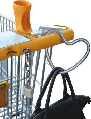 Dooky Hak/zaczep do wózka serce Matt Blue