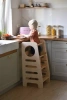 Baby Wood Kitchen Helper M Naturalny