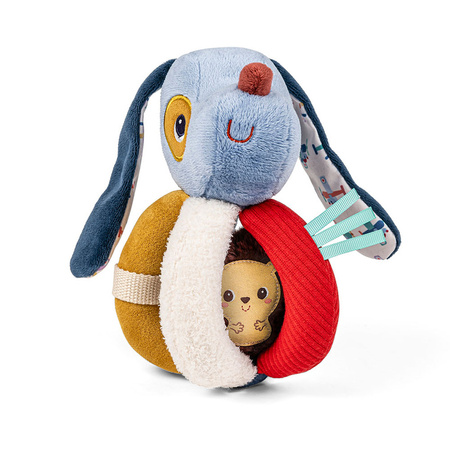 Lilliputiens Grzechotka z uchwytami Piesek Jules 6 m+