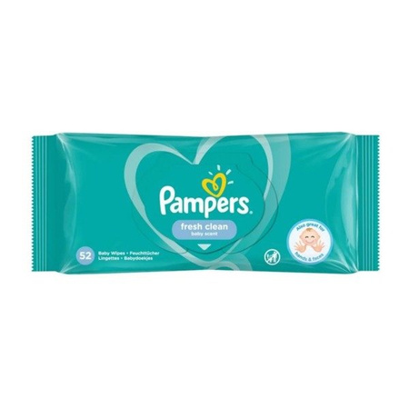 Pampers Chusteczki Nawilżane Fresh Clean 52sztuki