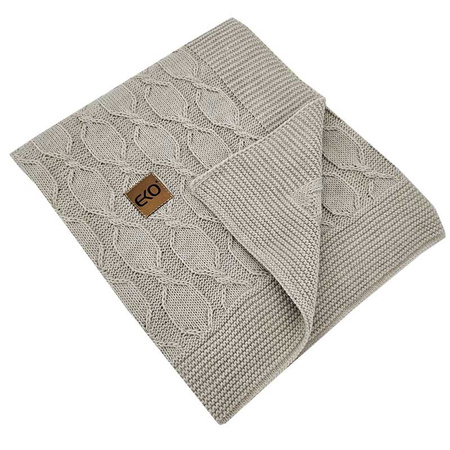 Eko Kocyk dzianinowy Alpaka Beż