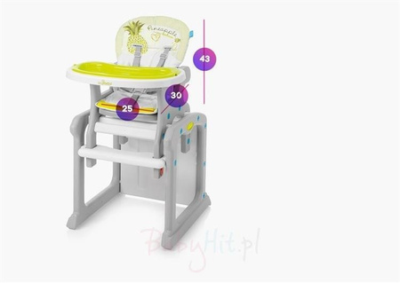 Baby Design Candy Krzesełko do Karmienia  Zielony