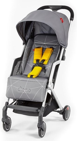 Diono Traverze Wózek Spacerowy  Grey Linear Mustard