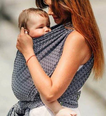 LennyLamb Moja druga Chusta Do Noszenia Dzieci Harmonia Splot Żakardowy 100% bawełna Rozm. M