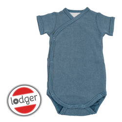 Lodger Body kopertowe niemowlęce krótki rękaw bawełniane niebieskie Ciumbelle Dragonfly r. 68