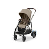Cybex E-Gazelle S Wspomagany Wózek Głęboko-Spacerowy Rama Taupe Almond Beige + Fotelik Cybex Cloud G I - Size Fotelik + Baza G + Adaptery