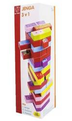 Albi Wieża 3 w 1 Domino Memory Jenga