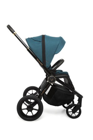 Muuvo Quick SE 2 Wózek Głęboko-Spacerowy Paradise Gold + Cybex Aton B2 i-Size Fotelik Samochodowy 0-13kg + Baza One Volcano Black