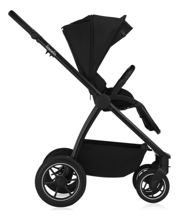 Lionelo Meril Wózek Głęboko-Spacerowy Black Onyx