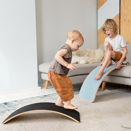 Wobbel Original Bamboo Deska Do Balansowania z Filcem Grey