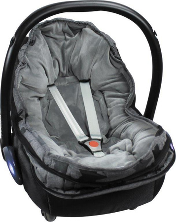 Dooky Śpiworek do fotelika 0-9m Grey Stars