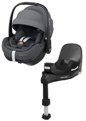 Maxi-Cosi Pebble 360 Pro2 Fotelik Samochodowy 0-13 kg Twillic Grey + Maxi-Cosi Baza Familyfix 360 Pro	