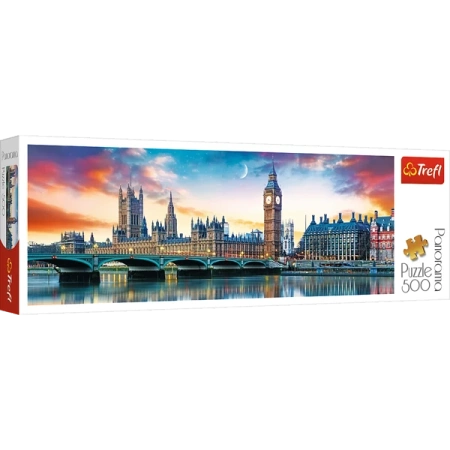 Trefl Puzzle Panorama 500 Elementów Big Ben i Pałac Westminsterski - Londyn