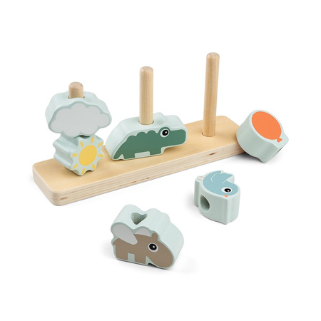 Done by Deer Drewniana Układanka Happy Clouds