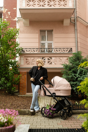 Roan Ivi 2.0 Vintage Wózek Głęboko-Spacerowy Sicilian Olive + Cybex Aton B2 i-Size Fotelik Samochodowy 0-13kg + Baza One Volcano Black	