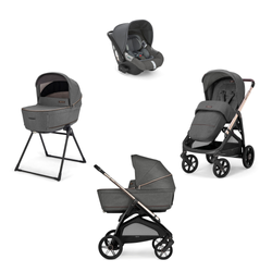 Inglesina Aptica System Quattro Wózek Głęboko-Spacerowy Fotelikiem Darwin Velvet Grey