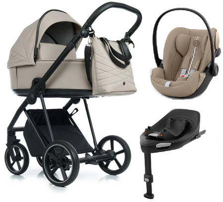 Roan Ivi 2.0 Wózek Głęboko-Spacerowy + Cybex Cloud G I - Size Fotelik Samochodowy + Baza G