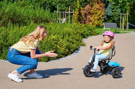 Kinderkraft Freeway Rowerek Trzykołowy 3w1  Grey Melange